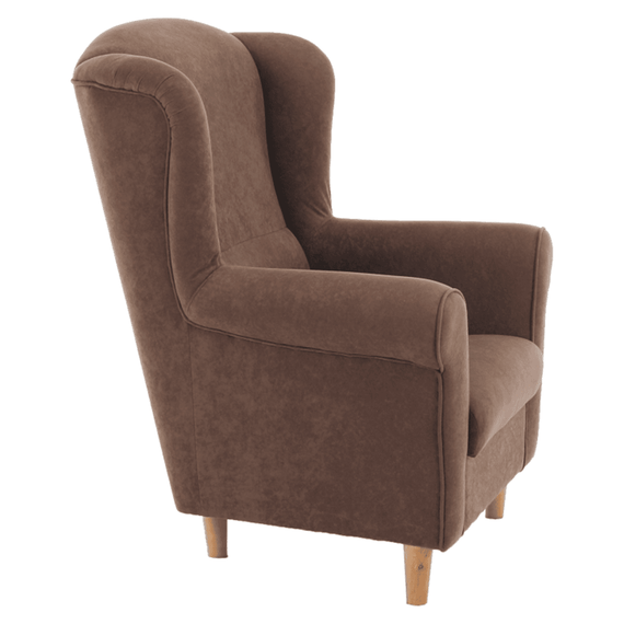 Fotoliu, textil maro, CHARLOT - 5- Roveli