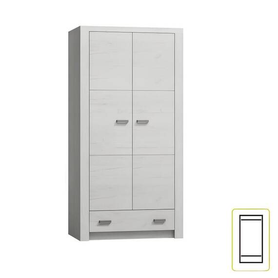 Dulap, frasin alb, INFINITY I-01 - - Roveli