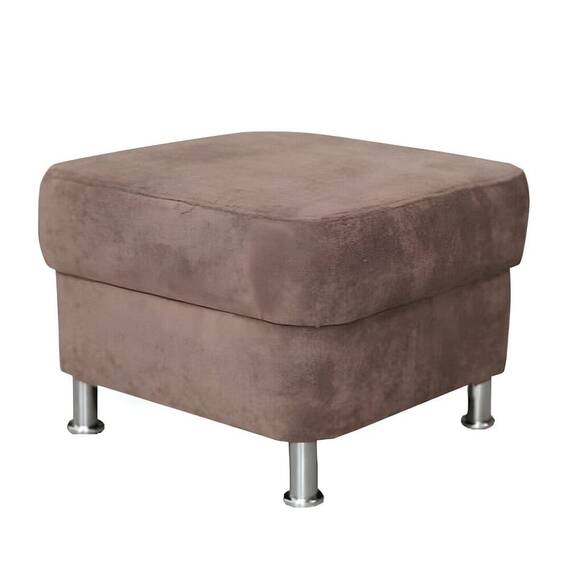 Taburet, material textil maro, SANTIAGO - - Roveli