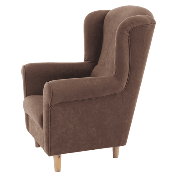 Fotoliu, textil maro, CHARLOT - 8- Roveli