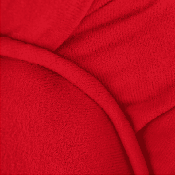 Fotoliu, textil roşu, CHARLOT - 5- Roveli