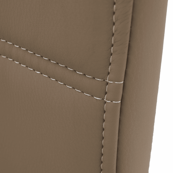 Scaun de bucătărie, cappuccino/cusătura deschisă, ABIRA NEW - 4- Roveli