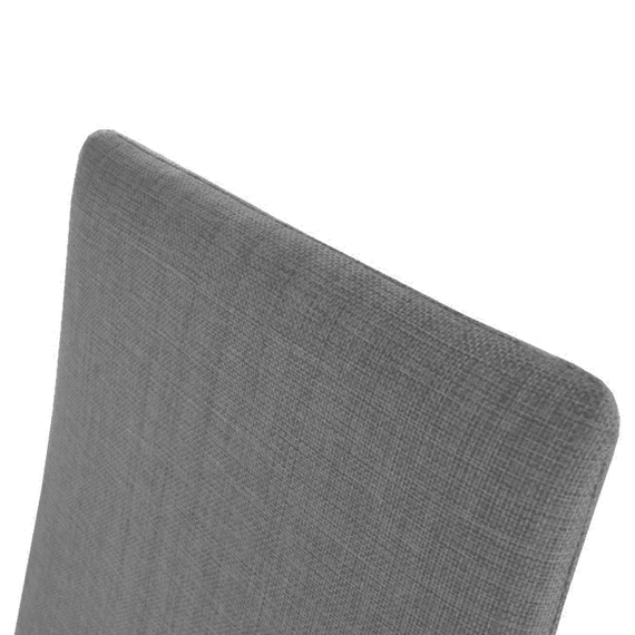 Scaun dining, material textil gri închis/crom, AMINA - 3- Roveli