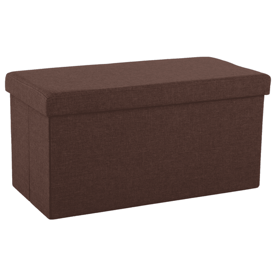 Taburet pliabil, material maro, ORELIA - - Roveli