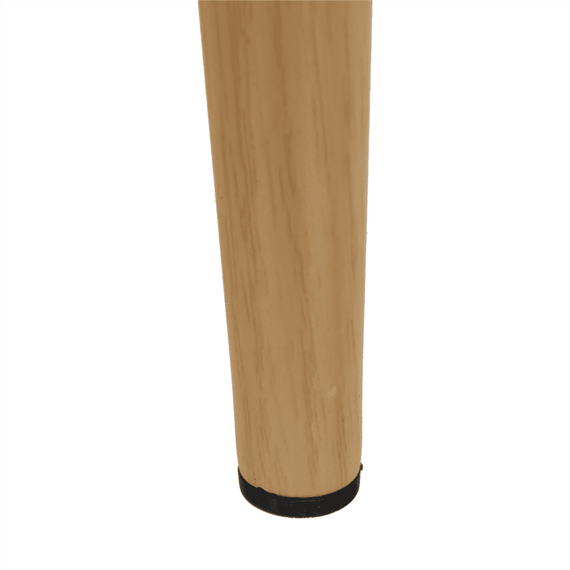 Scaun, material textil maro închis/cadru metalic fag, COLETA NOVA - 10- Roveli