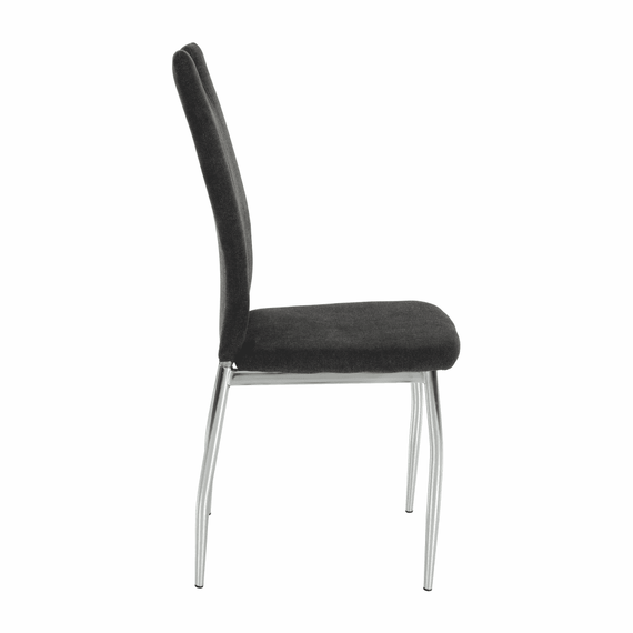 Scaun dining, textil gri maro/crom, OLIVA NEW - 2- Roveli