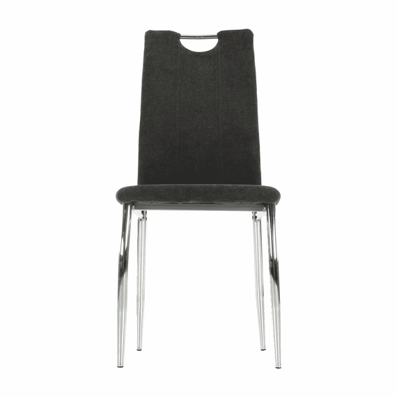 Scaun dining, textil gri maro/crom, OLIVA NEW - 6- Roveli