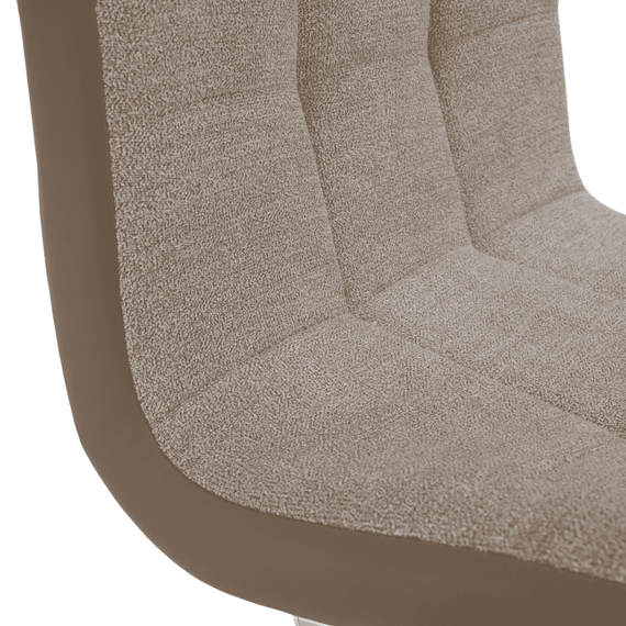 Scaun dining, bej/crom, SALOMA NEW - 5- Roveli