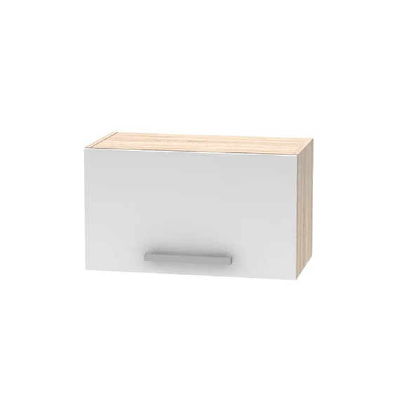 Dulap superior cu digestor 1DV, stejar sonoma/alb, NOVA PLUS NOPL-011-OH - - Roveli