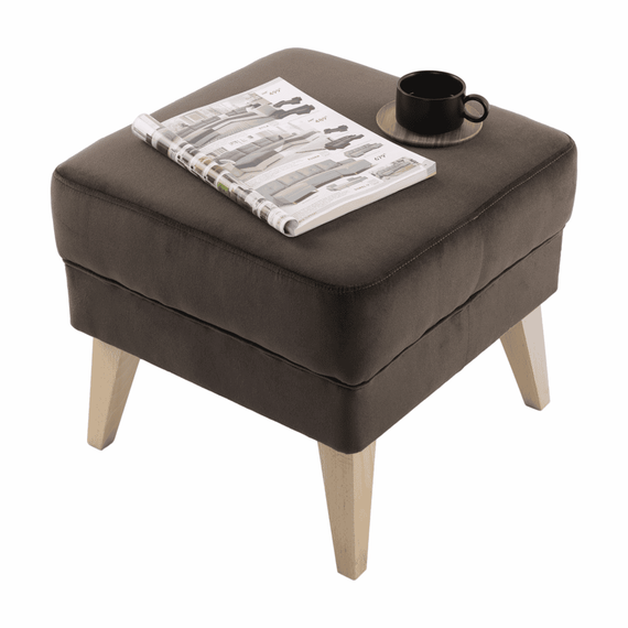 Taburet, gri-maro-taupe/fag, RODEZA - 2- Roveli