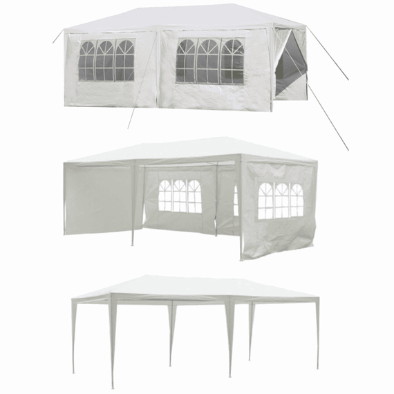 Cort de grădină pentru party, alb, 3x6 m, TEKNO TYP 2 - 5- Roveli