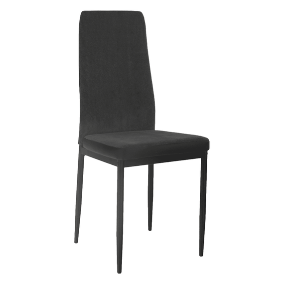 Scaun bucătărie, gri închis/negru, ENRA - - Roveli