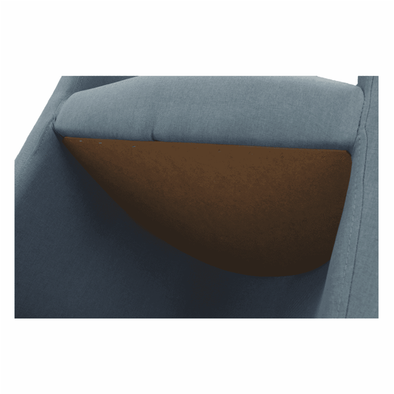Fotoliu de club, material textil mentol, CUBA - 11- Roveli