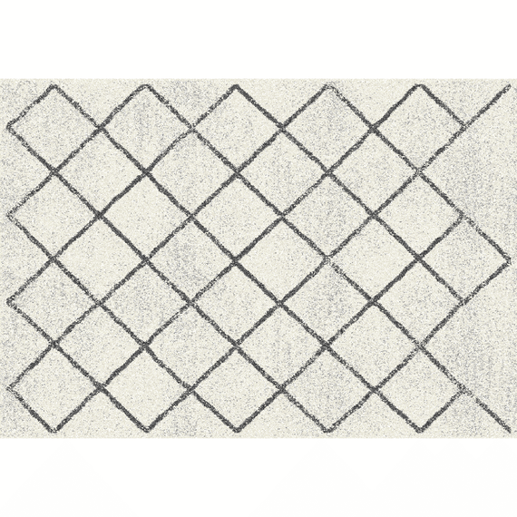 Covor, bej/model, 100x150, MATES TYP 2 - - Roveli