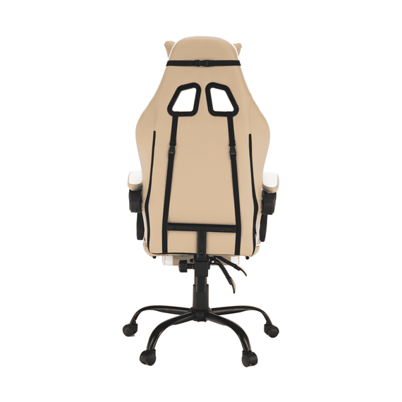 Fotoliu birou/gaming, negru/alb/bej, OZGE 2 NEW - 12- Roveli