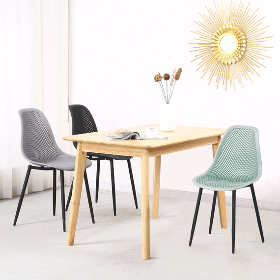 Scaun dining, negru, TEGRA TYP 2 - 4- Roveli
