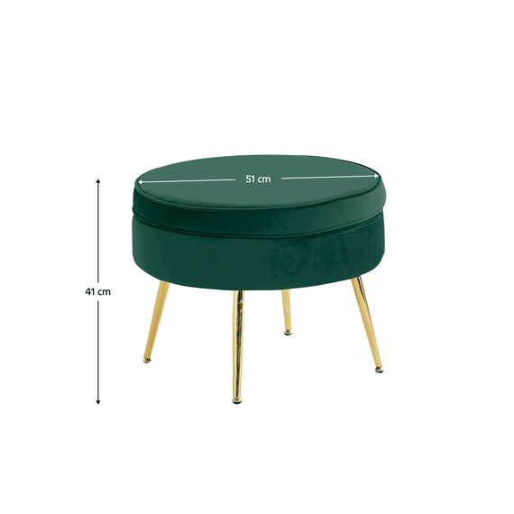 Scaun de lux, ţesătură de catifea smarald / auriu crom, Art-deco, NOBLIN TIP 1 - 2- Roveli