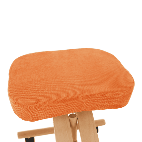 Scaun ergonomic, portocale/ fag, FLONET - 9- Roveli