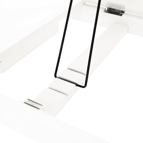 Masă pliabilă pentru laptop, bambus alb / natural, MELTEN - 10- Roveli