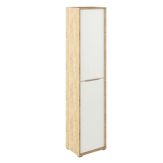 Dulap înalt cu poliţe, stejar artizan/alb, RIOMA TYP 06 - - Roveli