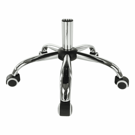Scaun de birou, plasă gri/ material negru / plastic alb, APOLO 2 NEW - 6- Roveli