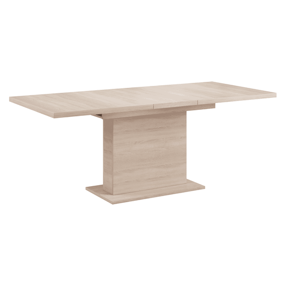 Masă extensibilă pentru sufragerie, stejar sonoma, 160-200x90 cm, BOBA - 2- Roveli