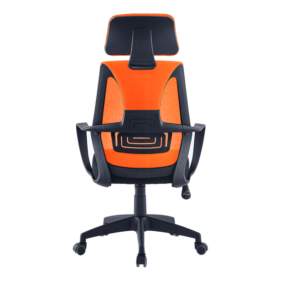 Fotoliu de birou, negru /orange TAXIS NEW - 3- Roveli