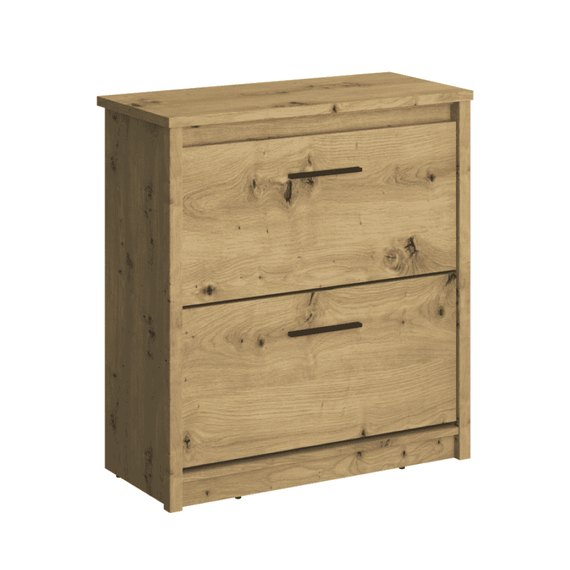 Dulap pentru pantofi 2K, stejar Artisan, AIRON - - Roveli