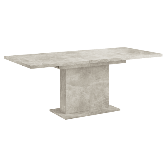 Masă extensibilă de sufragerie, beton, 160-200x90 cm, BOBA - 2- Roveli