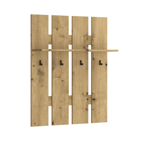 Cuier de perete 80, stejar Artisan, AIRON - - Roveli
