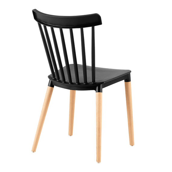 Scaun dining, negru / fag, ZOSIMA - 2- Roveli
