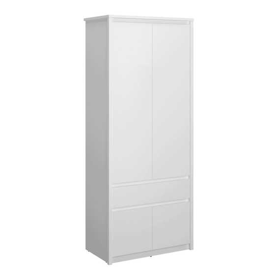Dulap 4D1S, alb, ERODIN - - Roveli