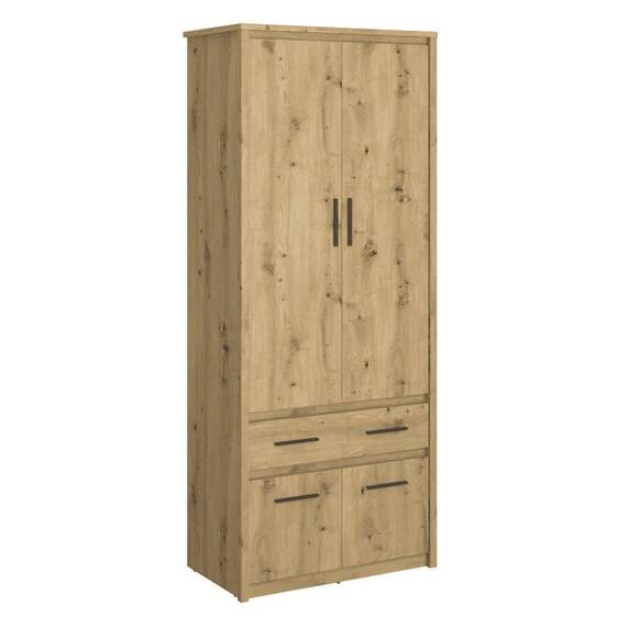 Dulap 4D1S/40, stejar Artisan, AIRON - - Roveli