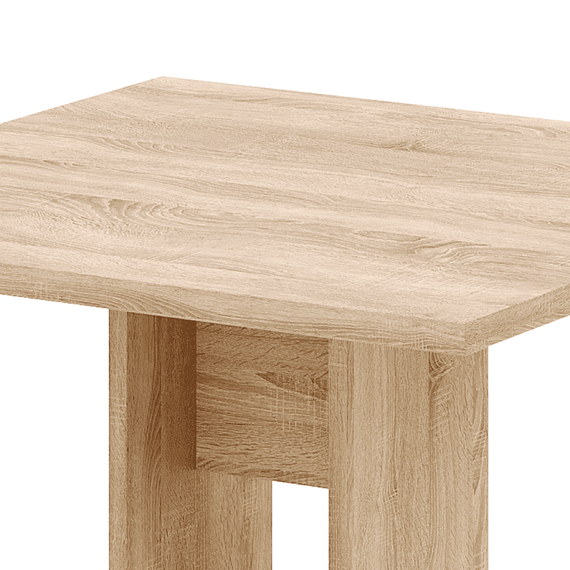 Masă de sufragerie, stejar sonoma, 67,5x67,5 cm, EVERET - 3- Roveli