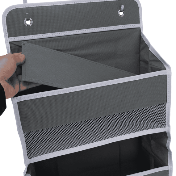 Organizator de agăţat pe uşă, gri, MADON - 9- Roveli