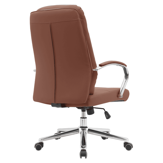 Scaun de birou, maro camel/crom, ADMON - 4- Roveli