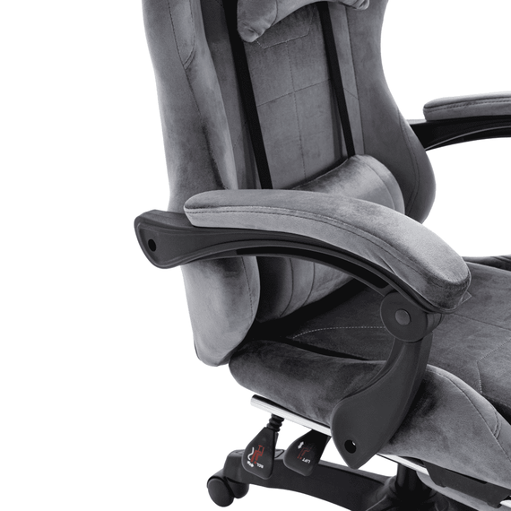 Scaun de birou/gaming, gri, LOPES - 11- Roveli