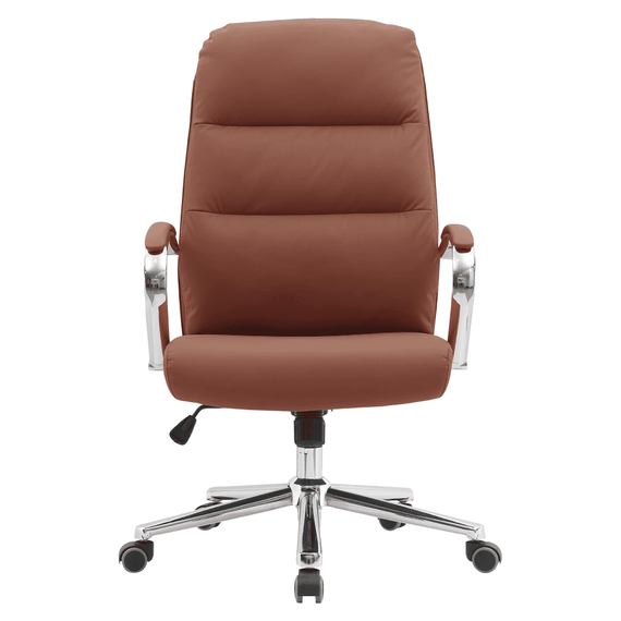 Scaun de birou, maro camel/crom, ADMON - 2- Roveli