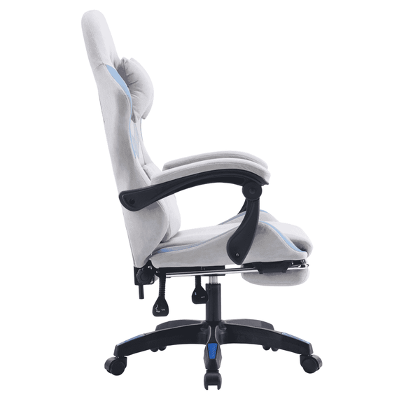 Scaun de birou/gaming, gri/albastru, ZODIA - 5- Roveli