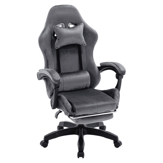 Scaun de birou/gaming, gri, LOPES - 3- Roveli