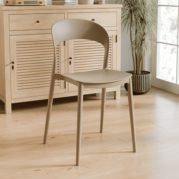 Scaun stivuibil, bej, RADANA NEW - 2- Roveli