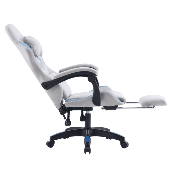 Scaun de birou/gaming, gri/albastru, ZODIA - 10- Roveli