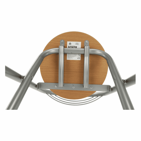Scaun de bar, fag/aluminiu, BOXER - 11- Roveli