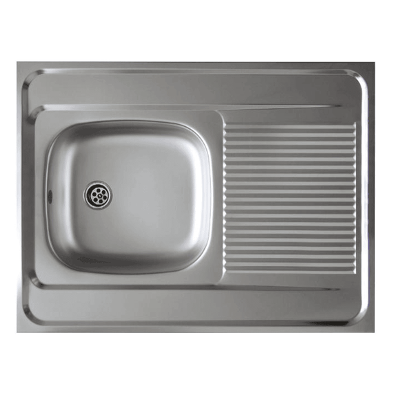 Chiuvetă inox, universală 80x60, LAY ON - - Roveli