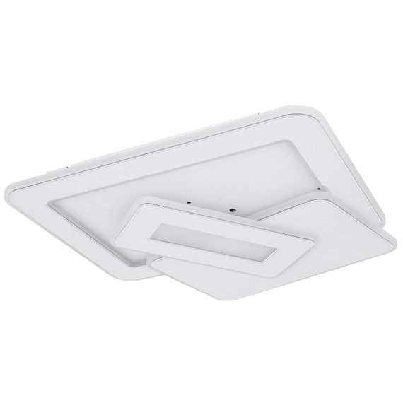 Plafoniera LED inteligenta, compatibila cu Smart Alexa si Home, 50 W, 2800 lm, lumina calda / rece, functie cu memorie, lumina de veghe, reglaj luminozitate, telecomanda, alb - 3- Roveli
