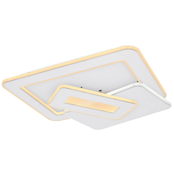 Plafoniera LED inteligenta, compatibila cu Smart Alexa si Home, 50 W, 2800 lm, lumina calda / rece, functie cu memorie, lumina de veghe, reglaj luminozitate, telecomanda, alb - 6- Roveli