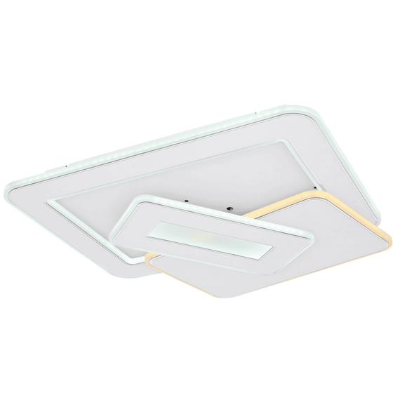 Plafoniera LED inteligenta, compatibila cu Smart Alexa si Home, 50 W, 2800 lm, lumina calda / rece, functie cu memorie, lumina de veghe, reglaj luminozitate, telecomanda, alb - 8- Roveli