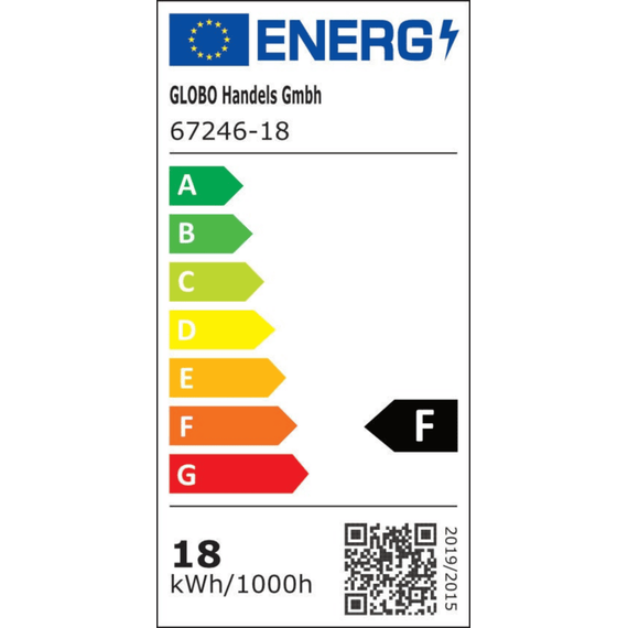 Plafoniera, circuit LED integrat, design geometric simplu, 18 W, 1470 lm, lumina calda 3000 K, negru mat si opal - 2- Roveli