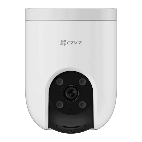 Camera de supraveghere smart / inteligenta EZVIZ, rezolutie 2K, unghi de vizualizare de 104°, microfon, difuzor, LAN si wireless, Pan/Tilt, Micro SD / Clod EZVIZ, pana la 30 metri, alb, exterior - - Roveli