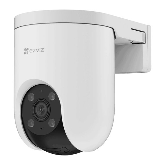 Camera de supraveghere smart / inteligenta EZVIZ, rezolutie 2K, unghi de vizualizare de 104°, microfon, difuzor, LAN si wireless, Pan/Tilt, Micro SD / Clod EZVIZ, pana la 30 metri, alb, exterior - 7- Roveli